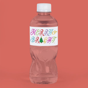メリー&ブライトカラフルクリスマスツリーフェスティバル ペットボトルラベル