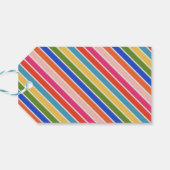 メリー&ブライトカラフルタイポグラフィクリスマスプレゼント ギフトタグ (裏面横)