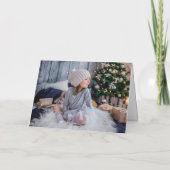 メリー&ブライトカントリーChristmas 2フォトホリデー シーズンカード (裏面)