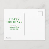 メリー&ブライトクリスマスツリー シーズンポストカード (裏面)