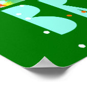 メリー&ブライトクリスマスツリー ポスター (角)