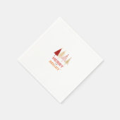 メリー&ブライトクリスマスナプキン スタンダードカクテルナプキン (角)