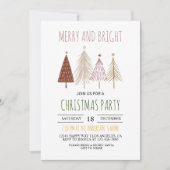メリー&ブライトクリスマスパーティーフェスティバルベビーシャワー 招待状 (正面)