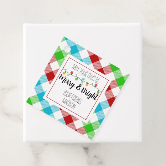 メリー&ブライトクリスマスライトギフトラベル フェイバータグ (インサイチュ)