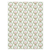 メリー&ブライトクリスマスリース テーブルクロス (正面)