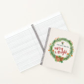 メリー&ブライトクリスマスリース ノートブック (内部)