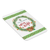 メリー&ブライトクリスマスリース マグネット (右側)