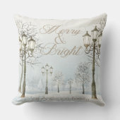 メリー&ブライトクリスマス装飾用クッション クッション (正面)