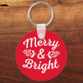 メリー&ブライトクリスマス キーホルダー (正面)