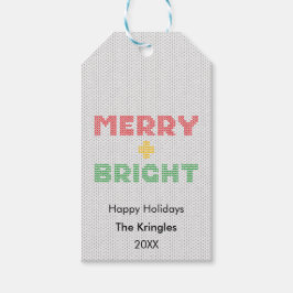 メリー&ブライトクリスマス ギフトタグ