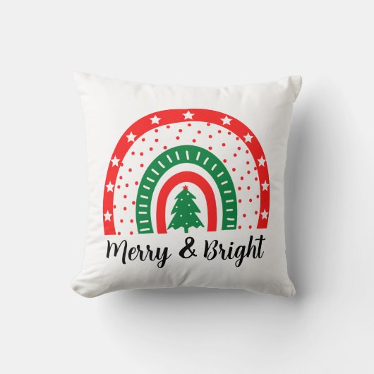 メリー&ブライトクリスマス クッション (正面)