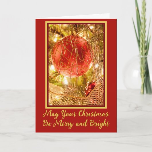 メリー&ブライトクリスマス シーズンカード (正面)