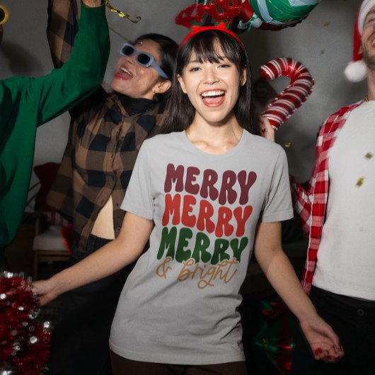 メリー&ブライトクリスマス Tシャツ