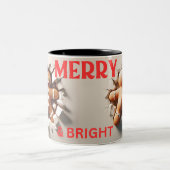 メリー&ブライトジンジャーブレッドマン ツートーンマグカップ (中央)