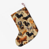 メリー&ブライトダシュント スモールクリスマスストッキング (裏面 (吊り時))