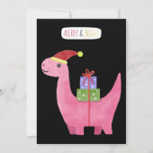 メリー&ブライトディーノホリデーカード シーズンカード (正面)