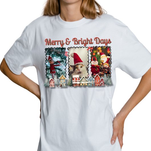 メリー&ブライトデイズ クリスマスの思い出 Tシャツ