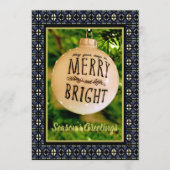メリー&ブライトフラットホリデーカード シーズンカード (正面)