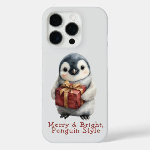 メリー&ブライトペンギンクリスマス iPhone 16 PROケース