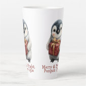 メリー&ブライトペンギン カフェラテマグ (正面)