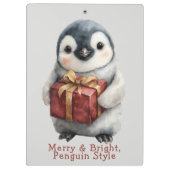 メリー&ブライトペンギン クリップボード (裏面)