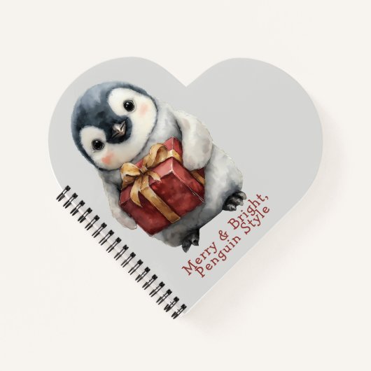 メリー&ブライトペンギン ノートブック (正面)