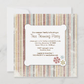 メリー&ブライトホリデー招待状 招待状 (裏面)