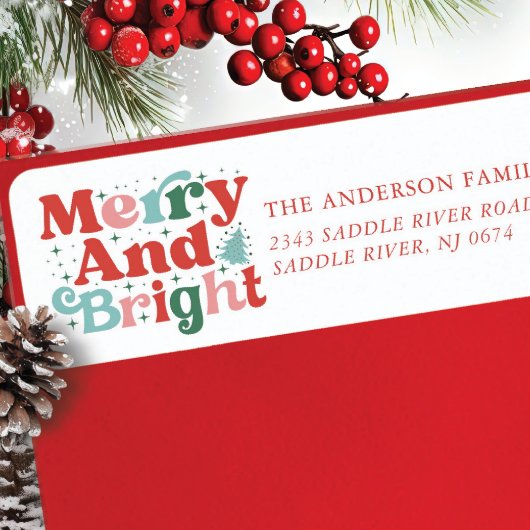 メリー&ブライトホリデー ラベル