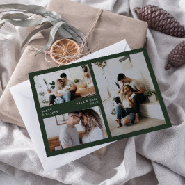 メリー&ブライトミニマリストホリデイ3フォトカード シーズンカード