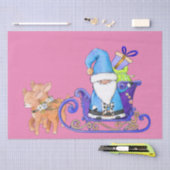 メリー&ブライトユニークカラークリスマスススイーサンタ 薄葉紙 (クラフト)