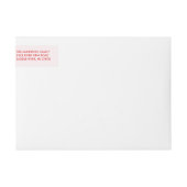 メリー&ブライトライツクリスマス住所 シール ラップアラウンドラベル (正面)