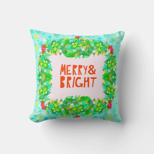 メリー&ブライトリース クッション (正面)