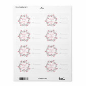 メリー&ブライトリース ラベル (フルシート)