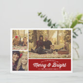 メリー&ブライトルビー3フォトホリデーグリーティング シーズンカード (スタンド正面)