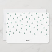 メリー&ブライトレトロカラフルフォトクリスマス シーズンカード (裏面)