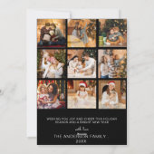 メリー&ブライトレトロ写真クリスマスホリデーカード シーズンカード (裏面)