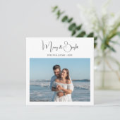 メリー&ブライトロマンチックなカップルのクリスマスカード シーズンカード (スタンド正面)