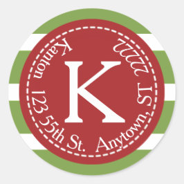 メリー&ブライト差出人住所 ラウンドシール