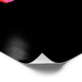 メリー&ブライト稲妻ボルトピンククリスマス ポスター (コーナー)