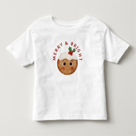 メリー&ブライト かわいいクリスマスのこどもTシャツ トドラーTシャツ