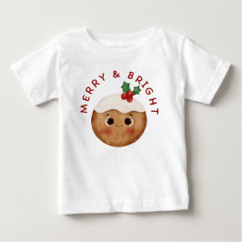 メリー&ブライト かわいいクリスマス 子供服Tシャツ ベビーTシャツ