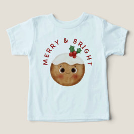 メリー&ブライト かわいいクリスマス 子供Tシャツ