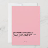 メリー＆ブライト カラフルなクリスマスの写真 シーズンカード (裏面)