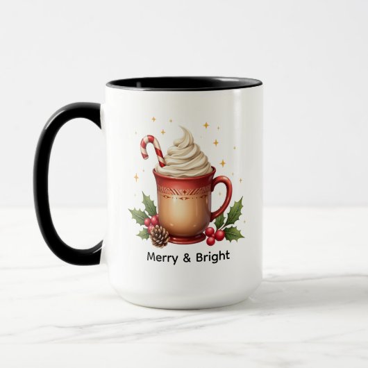 メリー&ブライト クリスマスコーヒー マグカップ (左)