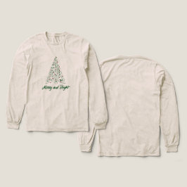 メリー&ブライト クリスマスツリーTシャツ トライブレンドTシャツ