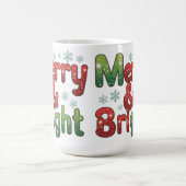 メリー&ブライト クリスマス カラーモーフィング マグ 15oz (中央)
