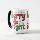 メリー&ブライト クリスマス カラーモーフィング マグ 15oz (正面左)