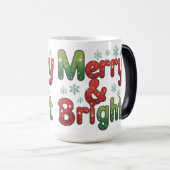 メリー&ブライト クリスマス カラーモーフィング マグ 15oz (正面右)