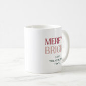 メリー＆ブライト クリスマス コーヒーマグカップ (正面右)