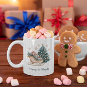メリー&ブライト クリスマス ホリデー コーヒーマグカップ